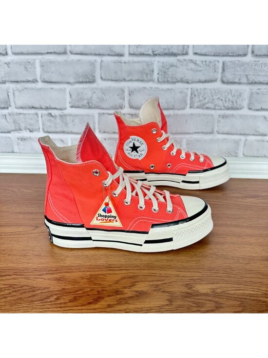 ❤️Converse Chuck 70 Plus Hi Top Platform Sz 7 Mens Shoes Orange Sneaker A06432C main image 5